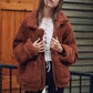 Manteau décontracté pour femme, automne-hiver, nouvelle collection Europe et États-Unis, manteau ample en laine et fourrure