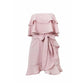 Robe tube de couleur unie