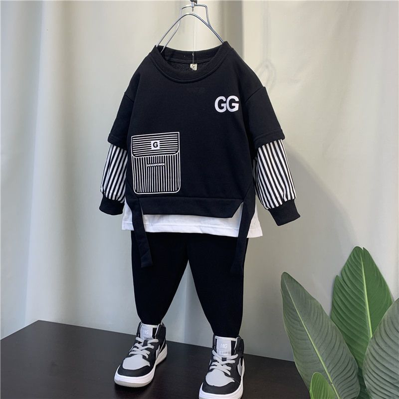 Children's Fashion Sweater Pants Suit