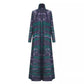 Robe imprimée Cape Cardigan pour femme
