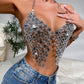 Women's Acrylic Solid Color Tank-top