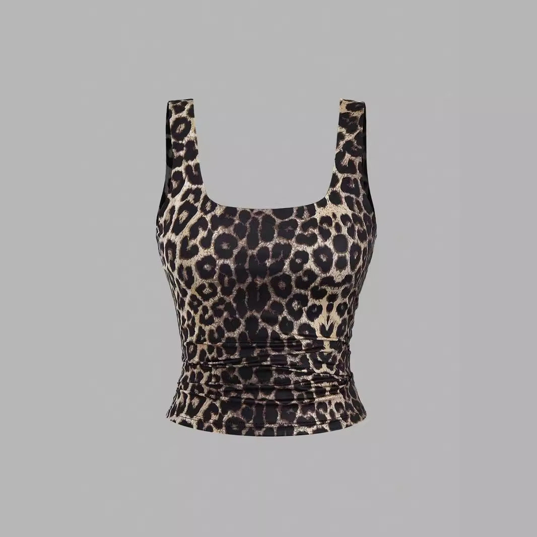 Women's Leopard Print Camisole Top