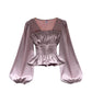 Women's Fashion Style Square Collar Shirt Top