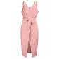 Solid color sleeveless dress