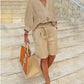 Cotton And Linen Women's Clothing Fashion Casual Set