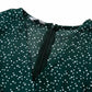 Polka dot flared sleeve jumpsuit