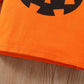 Halloween Day Boy Full Print Pumpkin Lamp Suit