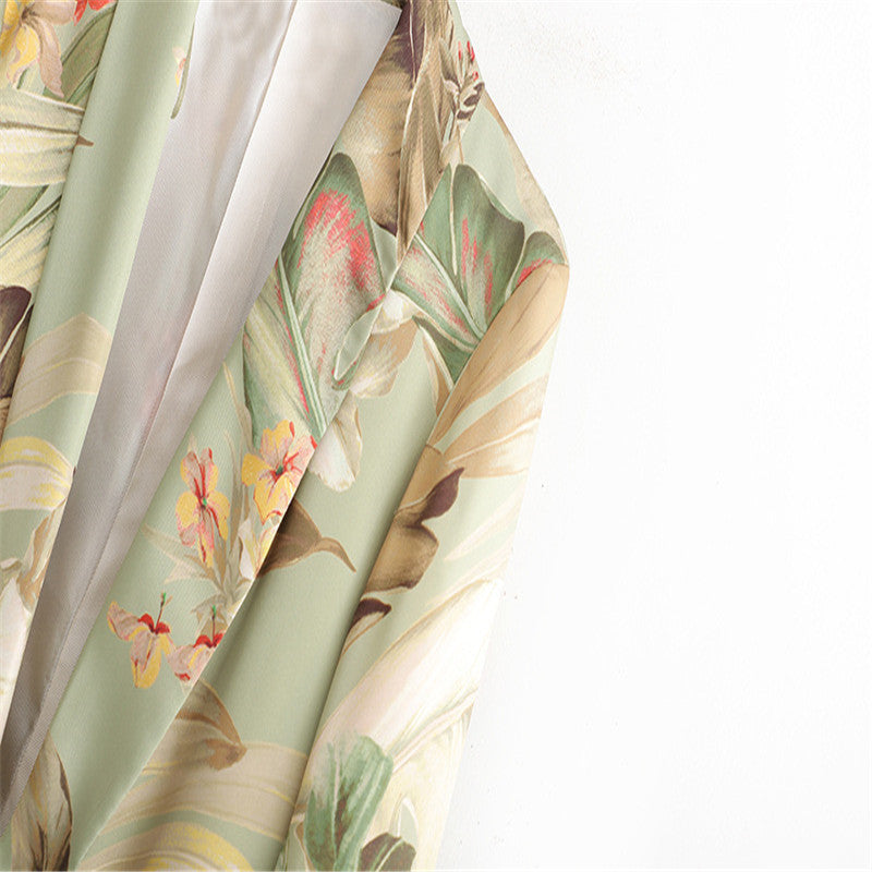 Printed small suit suit jacket