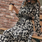 Autumn And Winter Women's Long-sleeved Leopard Print Dress For Women