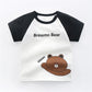 T-shirts en coton pour bébés et enfants