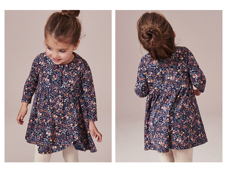 Jupe fleurie en tricot
