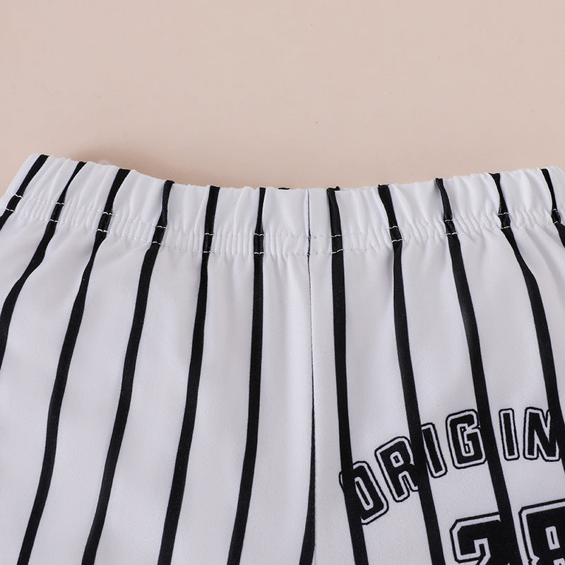 Children's Summer Short-sleeved T-shirt Shorts Two-piece Set