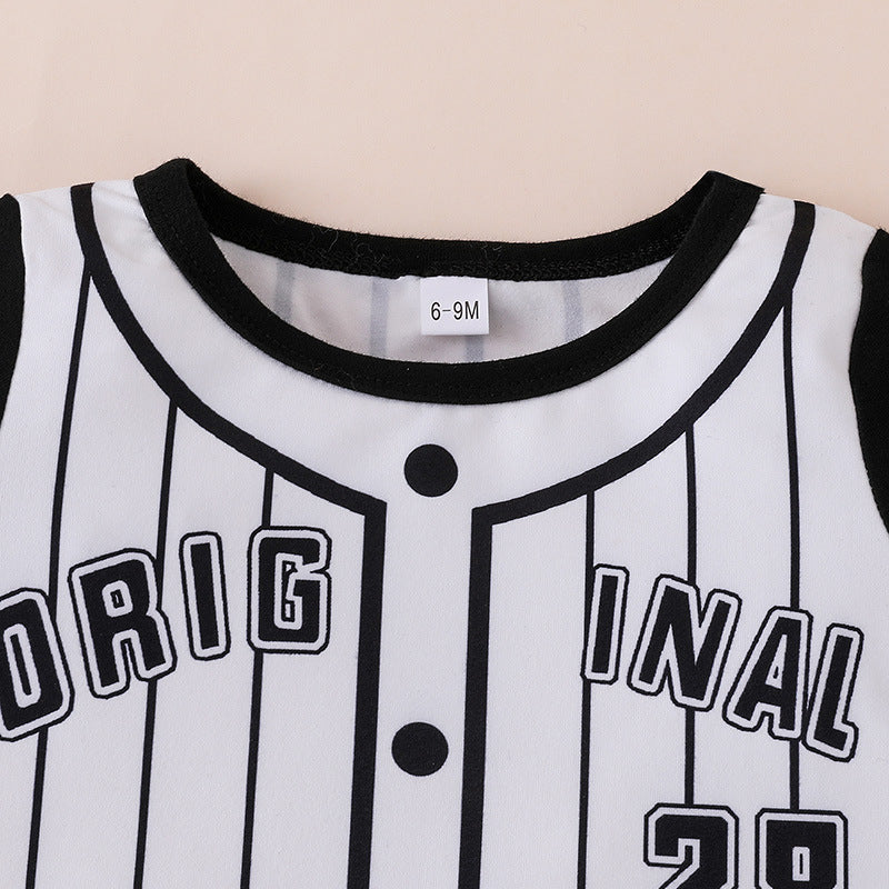 Children's Summer Short-sleeved T-shirt Shorts Two-piece Set