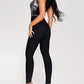 Beaded Slim-fit Slimming Sleeveless Bandage Jumpsuit For Women