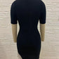 Robe fendue élégante jupe courte fête