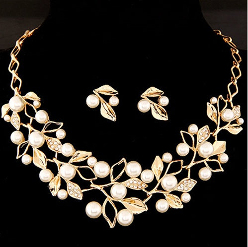 Europe And The United States Sell Money Network Pearl Necklace Set Bridal Jewelry Set Wholesale 9093