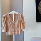 Hong Kong Style Retro Chic Western Style Age-reducing Fashion Two-piece Suit
