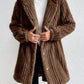Women's Fashion Rabbit Plush Hooded Cardigan Coat