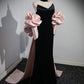 Evening Dress Women Bow Annual Meeting Host Performance Dress