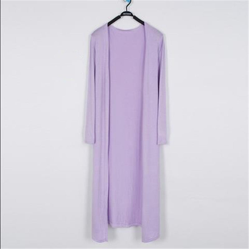 Long plus size long sleeve air conditioning shirt