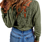 Solid Color Pullover Long Sleeve Top For Women