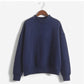 Korean solid color plus velvet sweater ladies
