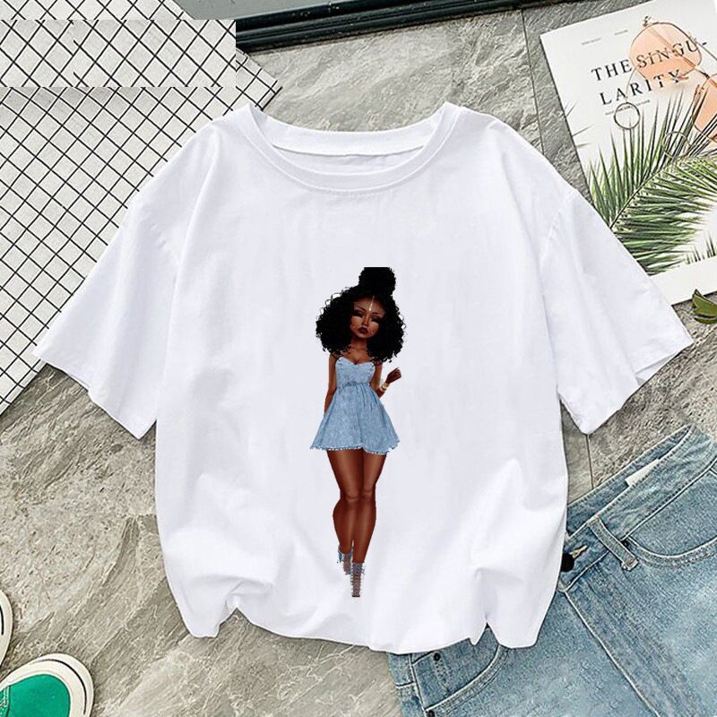 T-shirt slim blanc à manches courtes pour femme
