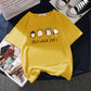 White Short Sleeve T-shirt Female Loose Student Net Red Half Sleeve Top Clothes