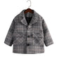 Children Casual Fashion Cotton Small Suit Gray