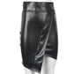 OFFICE EXECUTIVE BLACK FAUX LEATHER SKIRT