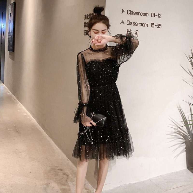 Robe étoile en maille douce 