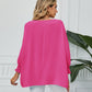 Women's Loose Three-quarter Sleeve Chiffon Top
