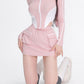 Pink Sports And Leisure Suit Women's Spring And Autumn All-matching Hooded Jacket