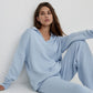 Knitted Pullover Wide Leg Trousers Two-piece Set