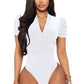 Waist-tight Briefs Top Sleeve Folding Jumpsuit Women's Clothing