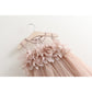 Sweet lace vest dress princess dress petal dress