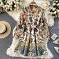 French print dress