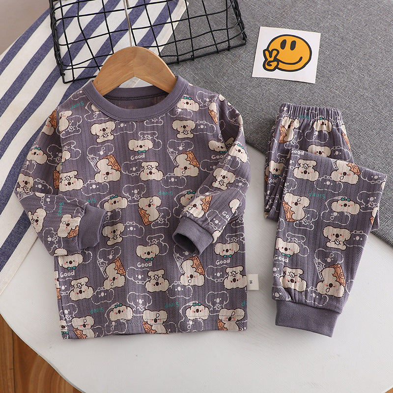 Children's Underwear Jacquard Cotton Suit
