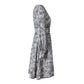Chinese Retro Ink Printed Dress