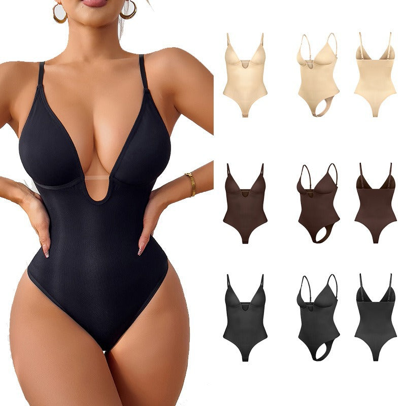 Women's Corset Sexy Deep V Belly Contracting And Hip Lifting