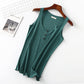 Threaded cotton women's vest