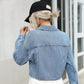 Amazon Cross-border Women's Clothing Loose Short Denim Coat