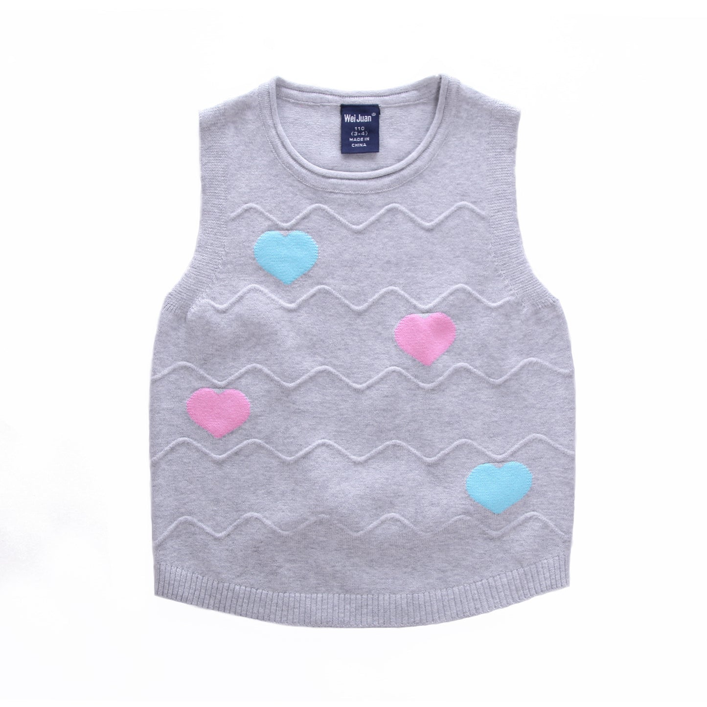 Children's knitted vest