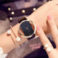 Simple watch transparent hollow personality ladies watch