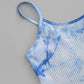 Tie-dye sleeveless vest