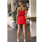 Robe tube de couleur unie