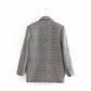 Houndstooth casual suit jacket