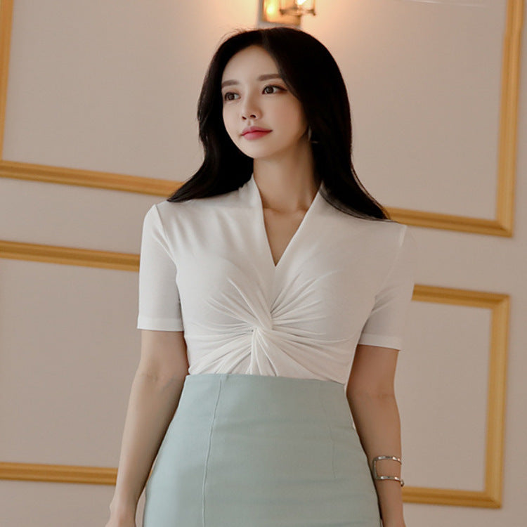 Tailleur jupe courte