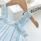 Girls' cute doll suspender skirt