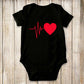 Cute heartbeat short sleeve T-shirt
